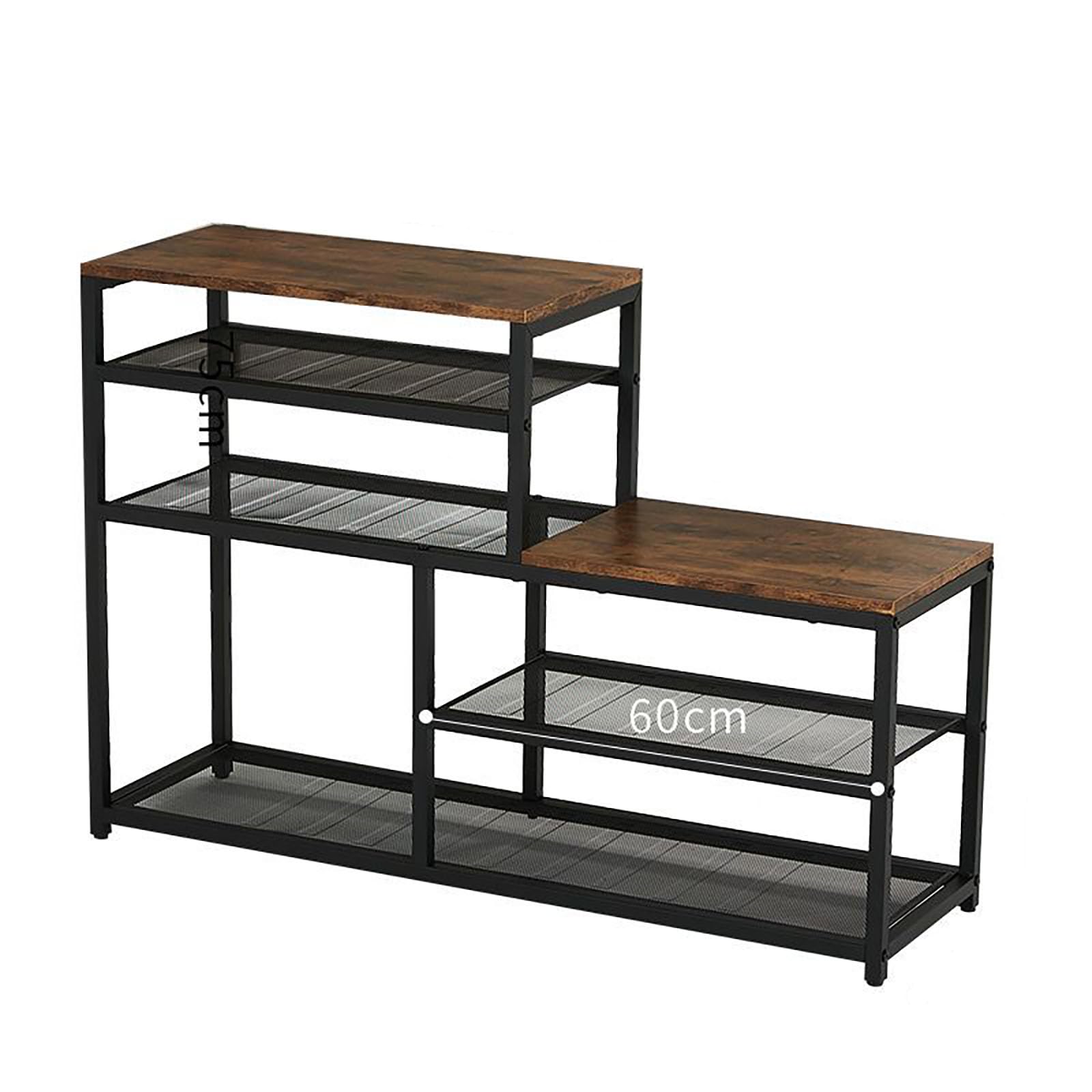 Banc de rangement à chaussures pour entrée, salon et couloir industriel