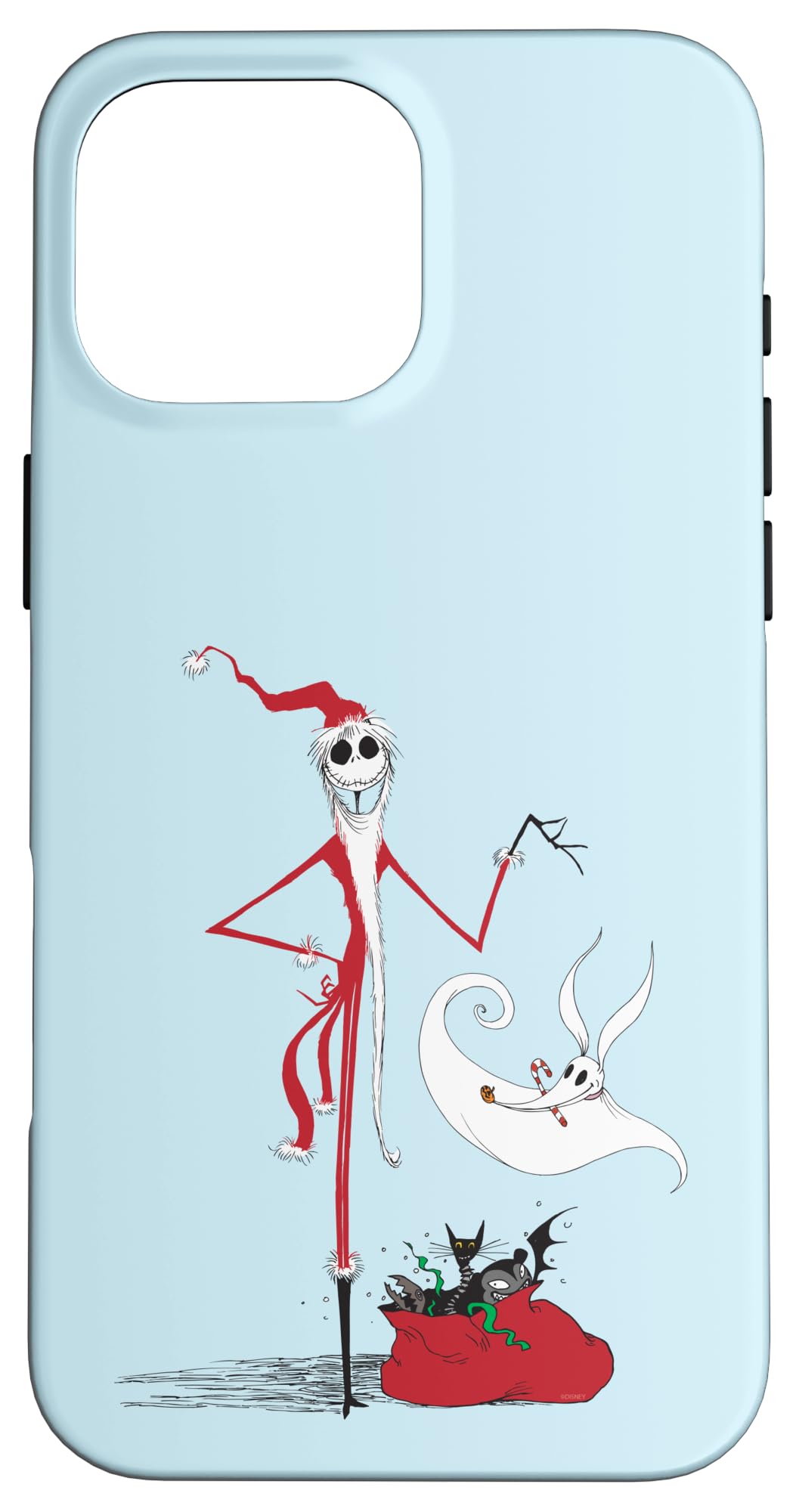 Disney Nightmare Before Christmas Holiday Jack & Zero Case for iPhone 16 Pro Max
