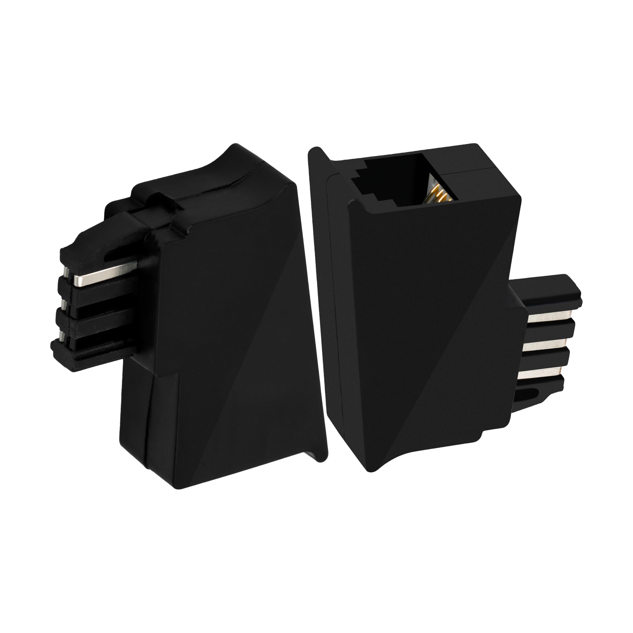 Adattatore Telefonico TAE-N A RJ11 (6P2C) – Connettore Nero Per Linee Telefoniche Germaniche