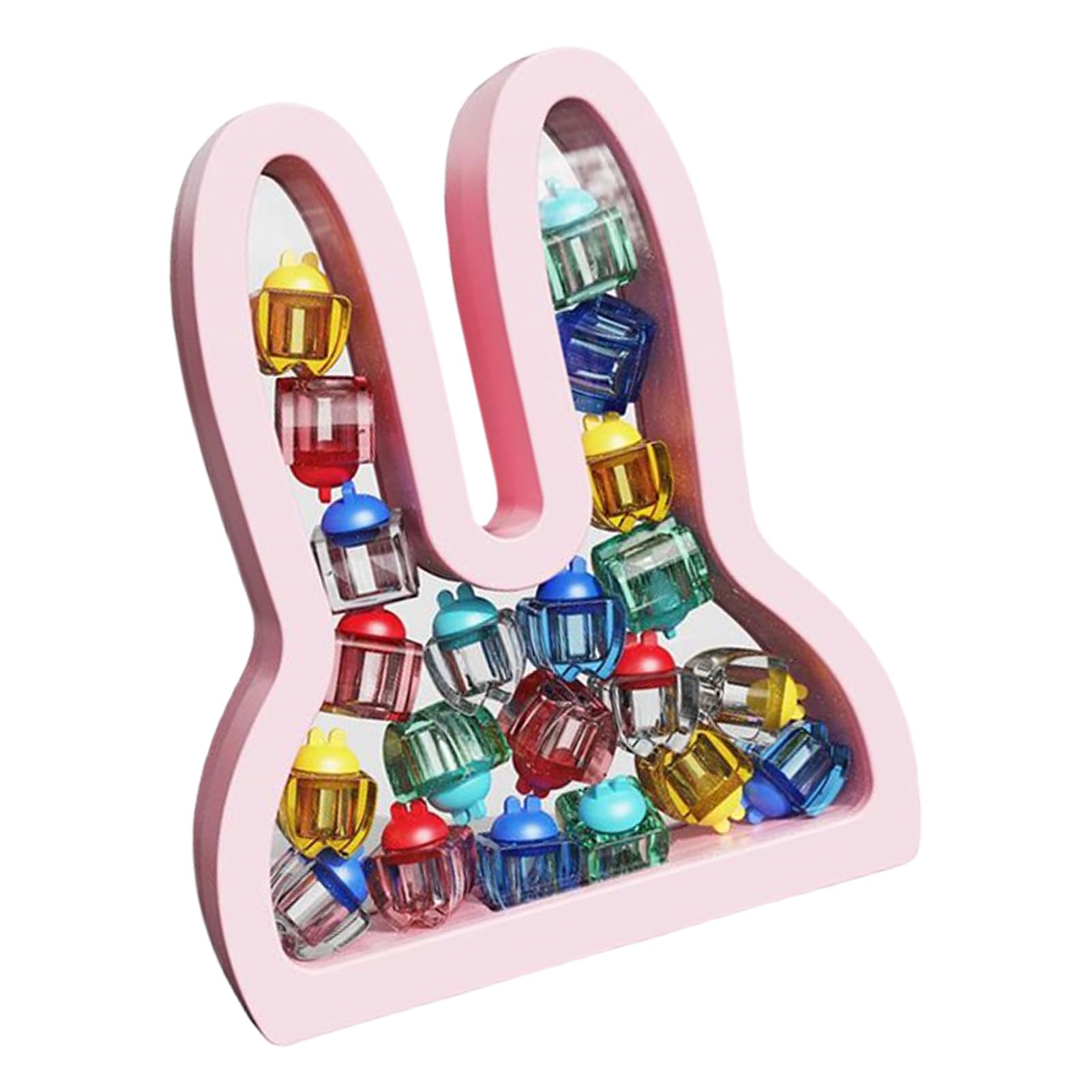 Boîte à dents de bébé en lapin avec étiquettes de suivi souvenir