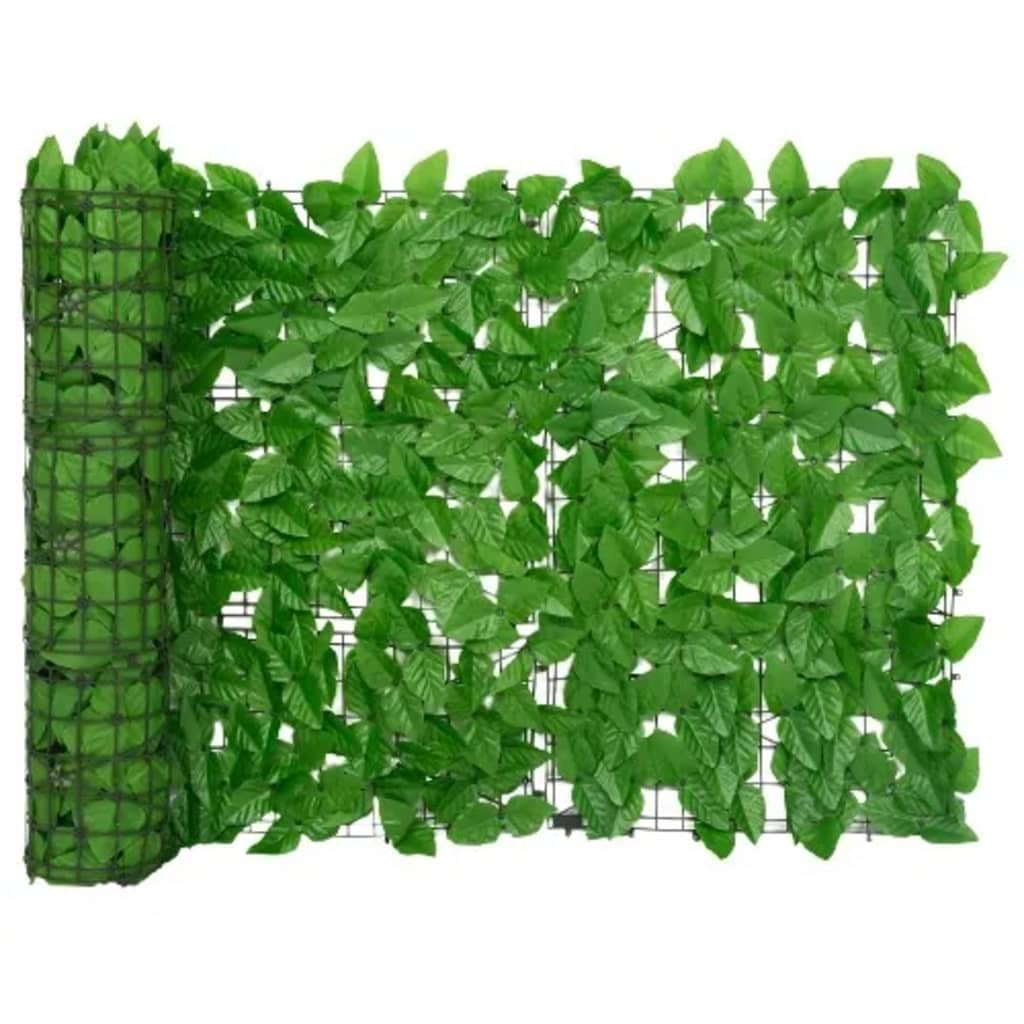 Homgoday Zewnętrzny parawan, Balkon Parawan z zielonymi liśćmi 200 x 75 cm, na zewnątrz do ogrodu, parawan zewnętrzny ogród, separe przegroda zewnętrzna Model367843