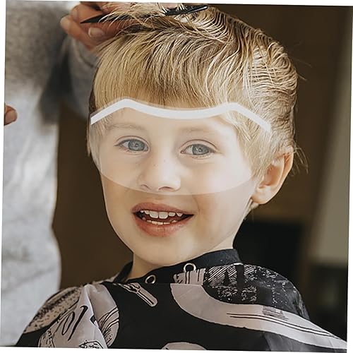 Miniatura 3 de 100Pcs Eye Shields Hair Cutting Salon Visor Transparent Design Pet Material Practical Protection for During Haircuts and Showers