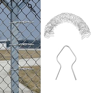 200Pcs T Post Clips,T-Post Clips for Fence Fork Installation Tools,11 Gauge Wire Ties Convenient and Fast Installation,Pre-Cut Galvanized Steel Fence Clips for T-Posts/U-Posts