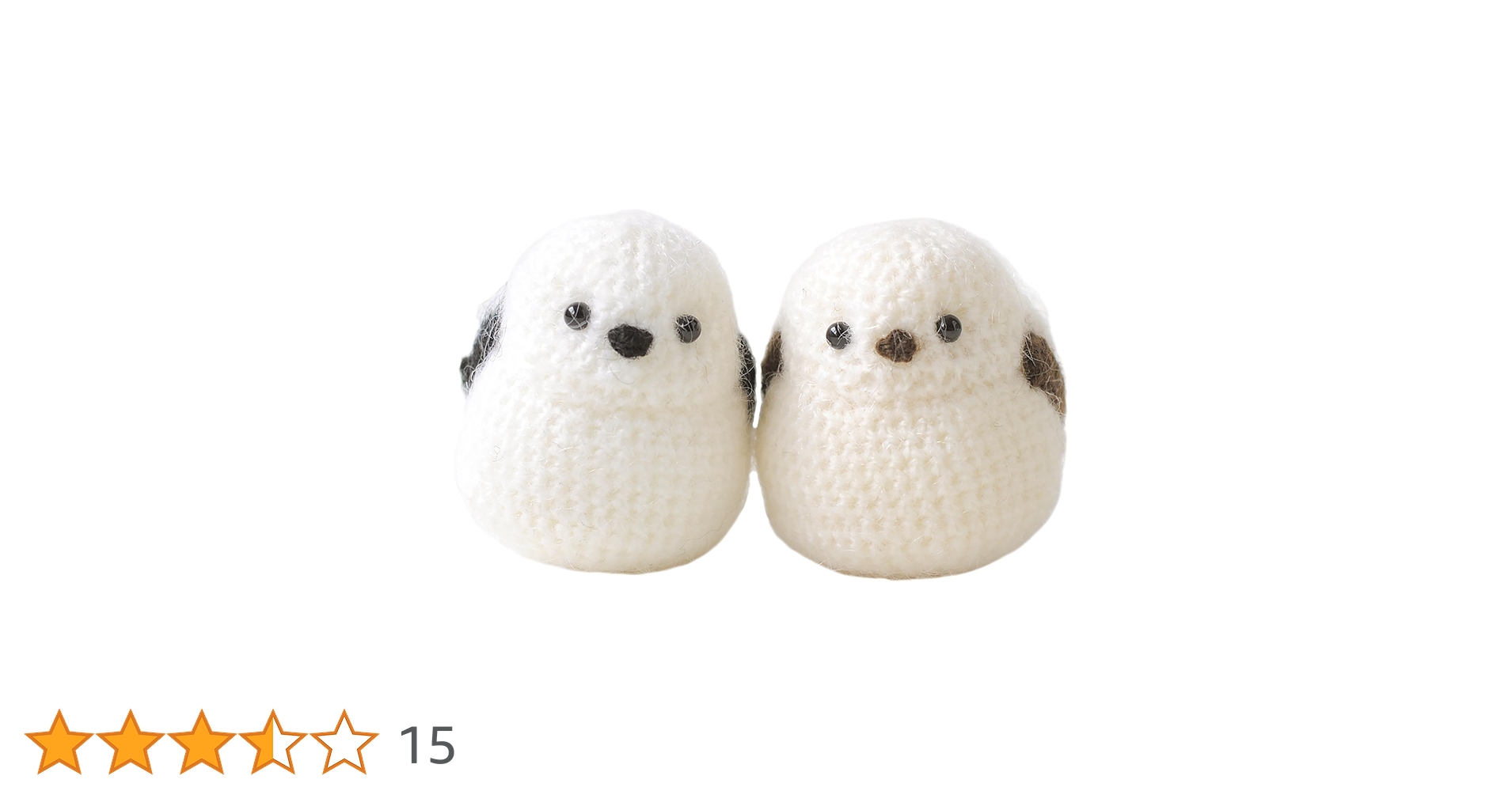 あき　シマエナガ　あみぐるみ　35こ あき シマエナガ あみぐるみ 35こ 編み物 KIT ハマナカ H320-003