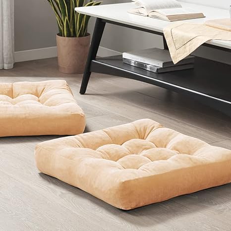 large rectangular floor cushions