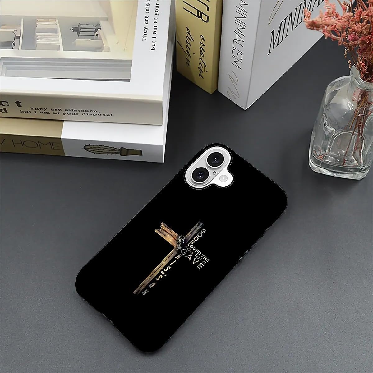 SmaMZ for iPhone 16 Plus Case, T2 Cross God Shockproof Rugged Cover Dual Layer Soft TPU Hard PC Bumper Case Design for iPhone 16 Plus - Image 5