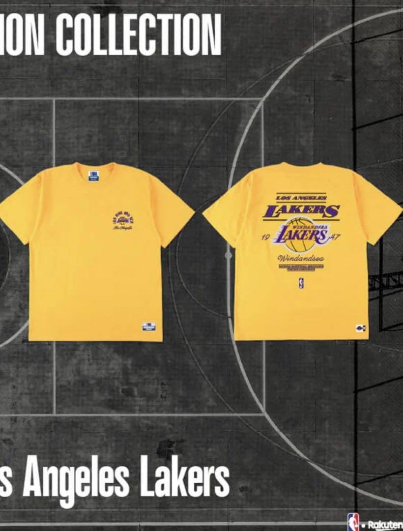Amazon.co.jp: WIND AND SEA × NBA LAKERS Tシャツレイカーズ