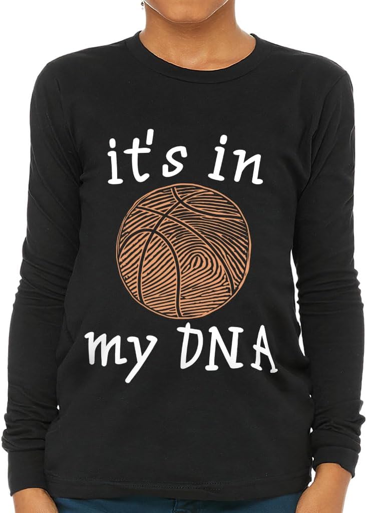 It's in My DNA Kids' Long Sleeve T-Shirt - Basketball Present - Basketball Enthusiast Present