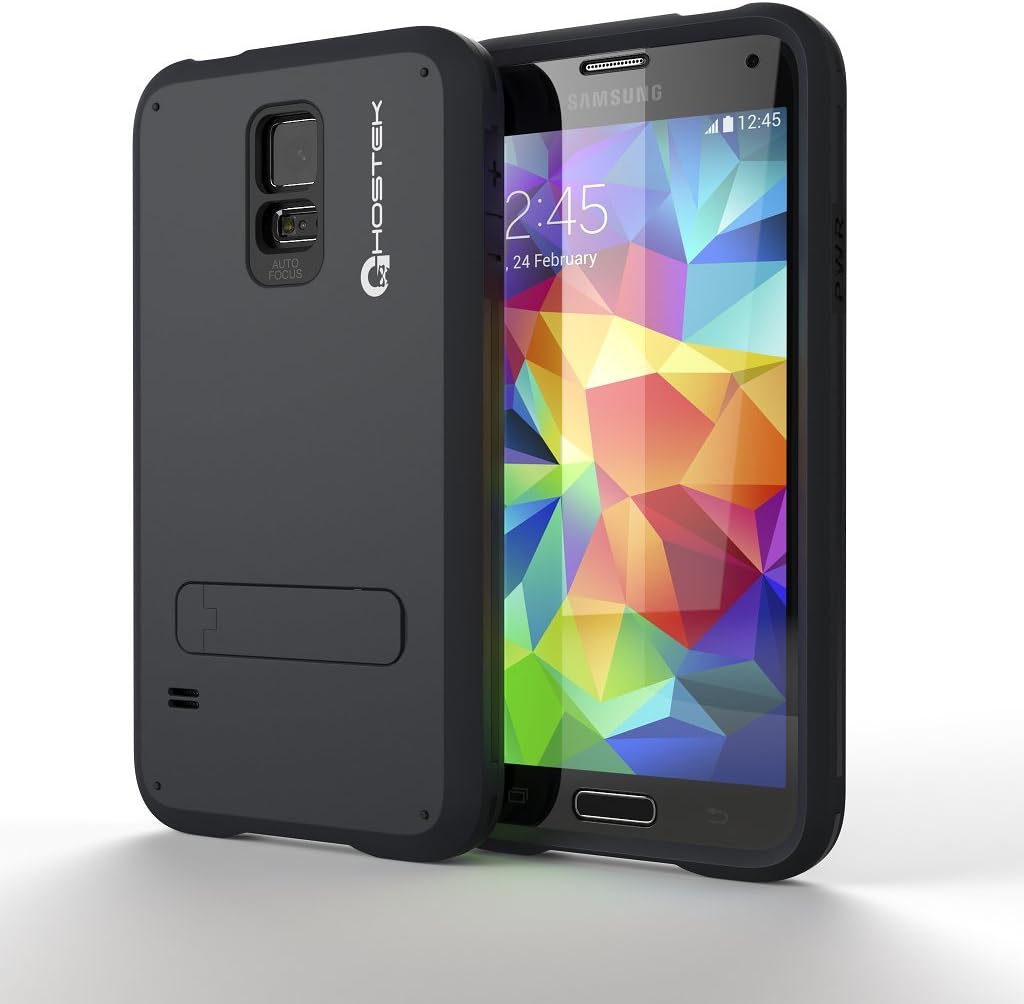 Galaxy S5 Case, Ghostek Bullet Samsung Galaxy S5 Case W/ Galaxy S5 Screen Protector - Slim Armor 4 Layer Protective Case for Samsung Galaxy S5 IV SM-G900 (Dark Navy)