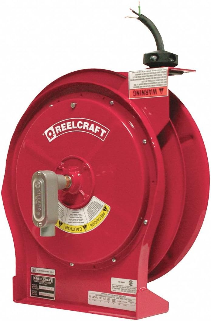 Cord Reel, 50 ft, 10/3, SEOOW, Red