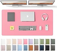 Vista 39 de YSAGi Almohadilla de piel protectora para escritorio, gran alfombrilla de ratón, alfombrilla de escritorio de piel sintética antideslizante