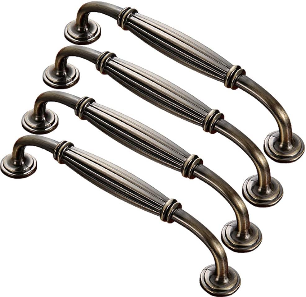 Poignées De Porte/tiroir Vintage Dorées - En Cuivre, Style Moderne Pour Cuisine