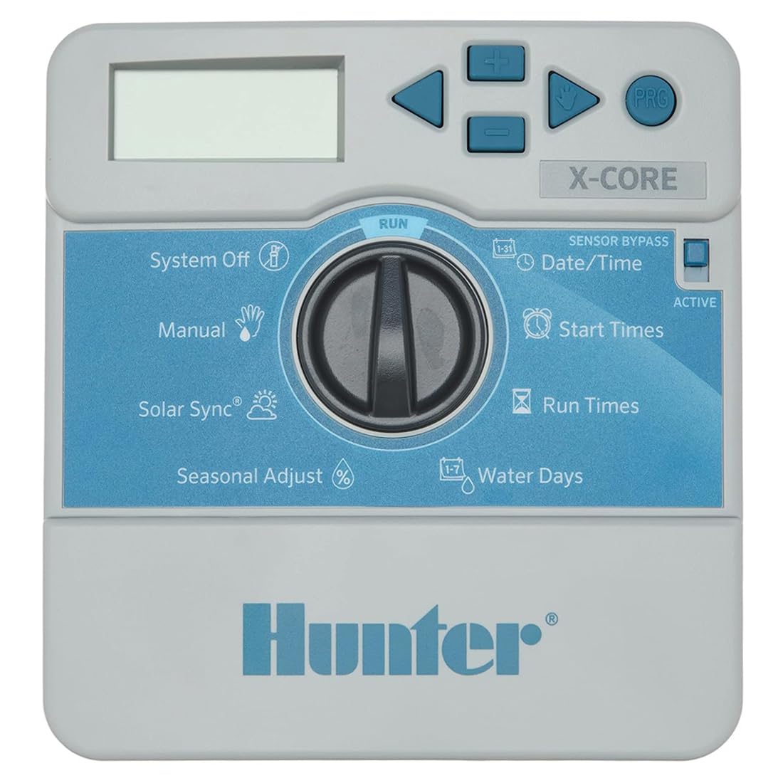 GNCGarden Hunter, Programador de riego Hunter, X-Core 201i 2 Estaciones (Interior) | Programador riego automático | Temporizador riego 2 Estaciones riego automatico