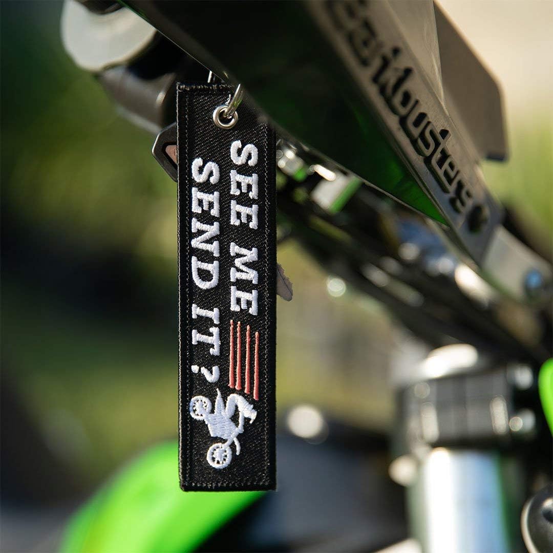 Dirt Bike Keychain for Motocross, offroad, dirt motorcycles, ATV and Gifts image 2