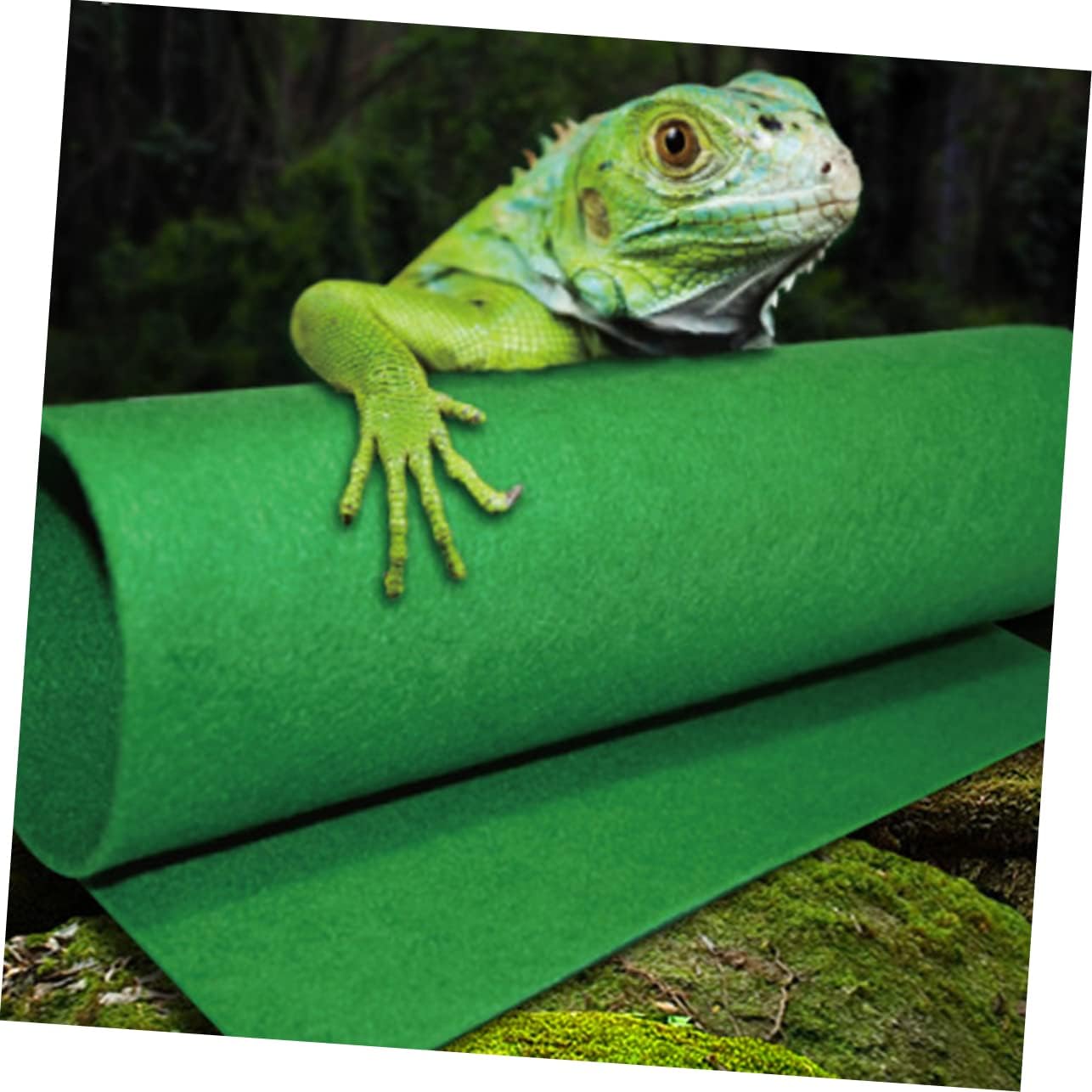 Totority Reptile Mat Warm Cushion for Tortoises Lizards and Spiders Climbing and Sleeping Pad for Reptiles for Comfort