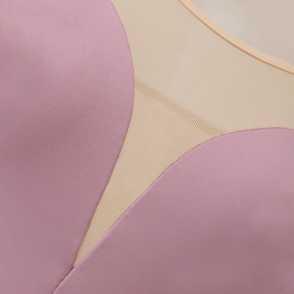 ROYAL SMEELA Maillot danza manga corta mujer body bailarina mujer maillot danza ballet adulto maillot de danza para adulto maillot baile mujer maillot bailarina body negro baile body danza ballet