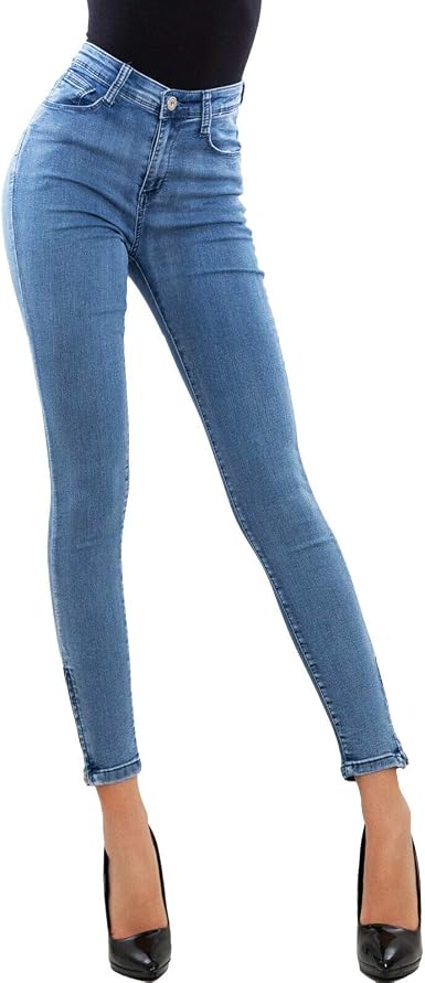 Toocool Women's Jeans High Waist Skinny 