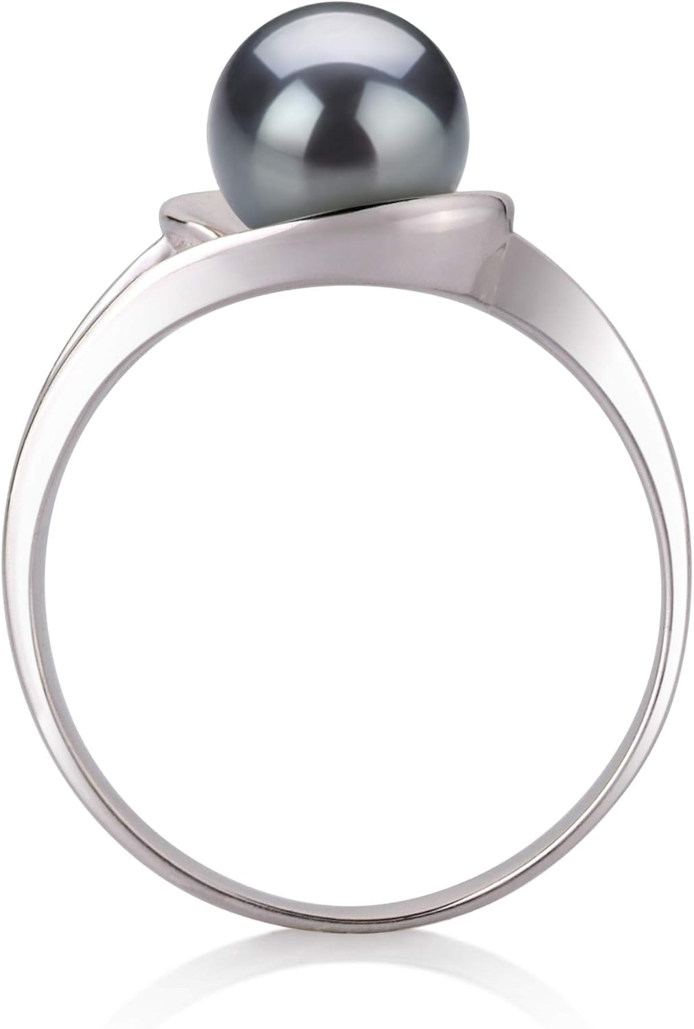 Clare Black 6-7mm AAA Quality Freshwater 925 Sterling Silver Cultured Pearl Ring For Women