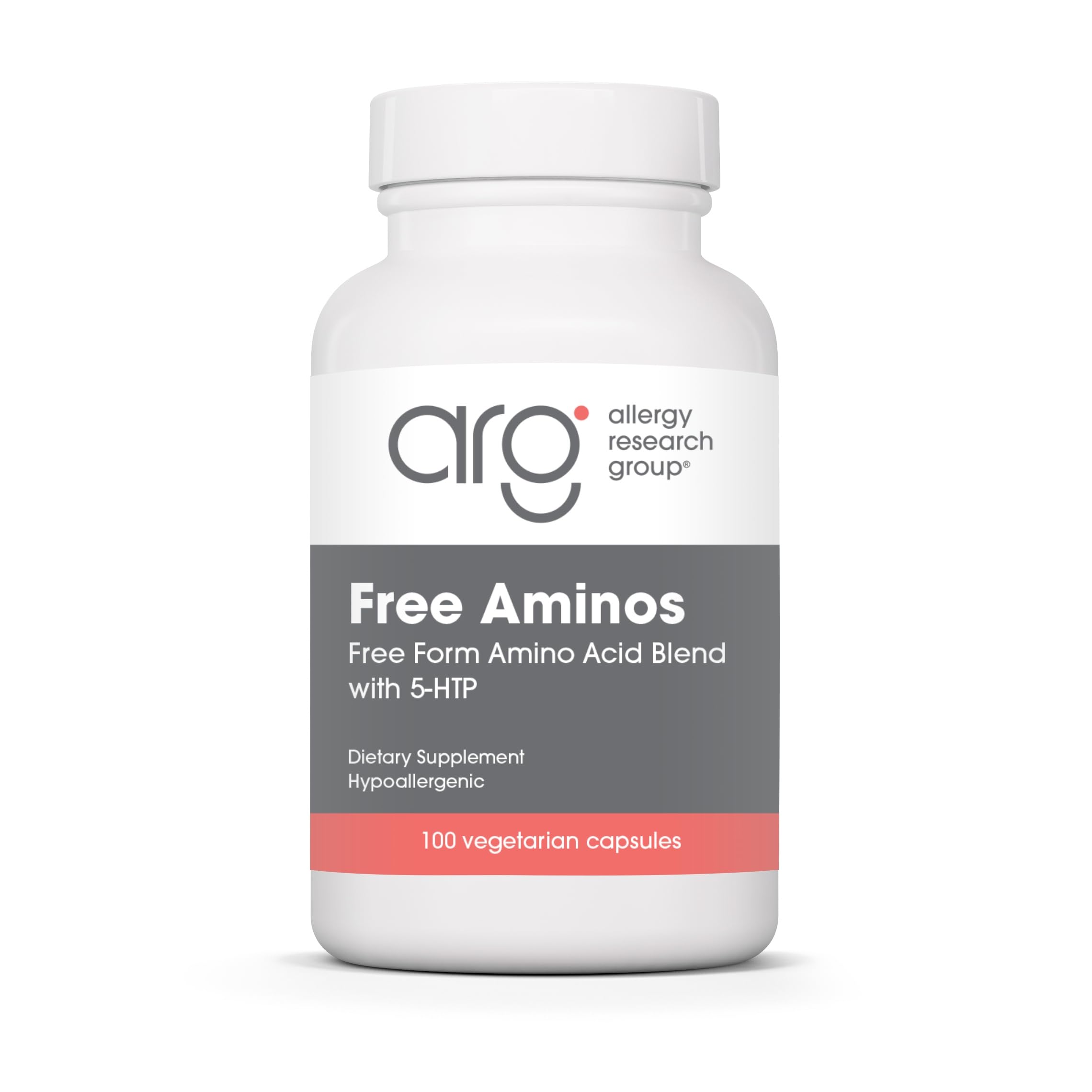ARG Free Aminos Amino Acid Complex with 5-HTP, 100 Count
