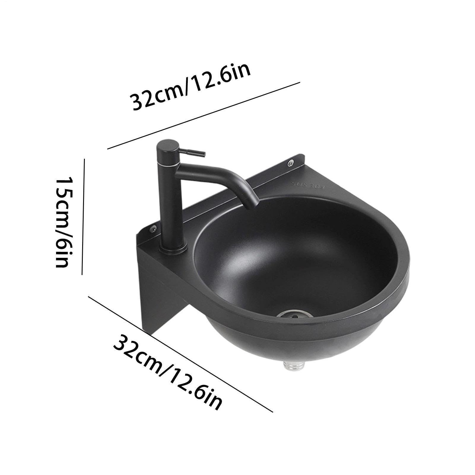 Lavabo da mobile Lavabo a semicircolare per servizi igienici | Lavello da cucina Per bagno, servizi, lavanderia, cucina, ristorante, casa, bar, hotel, vanità