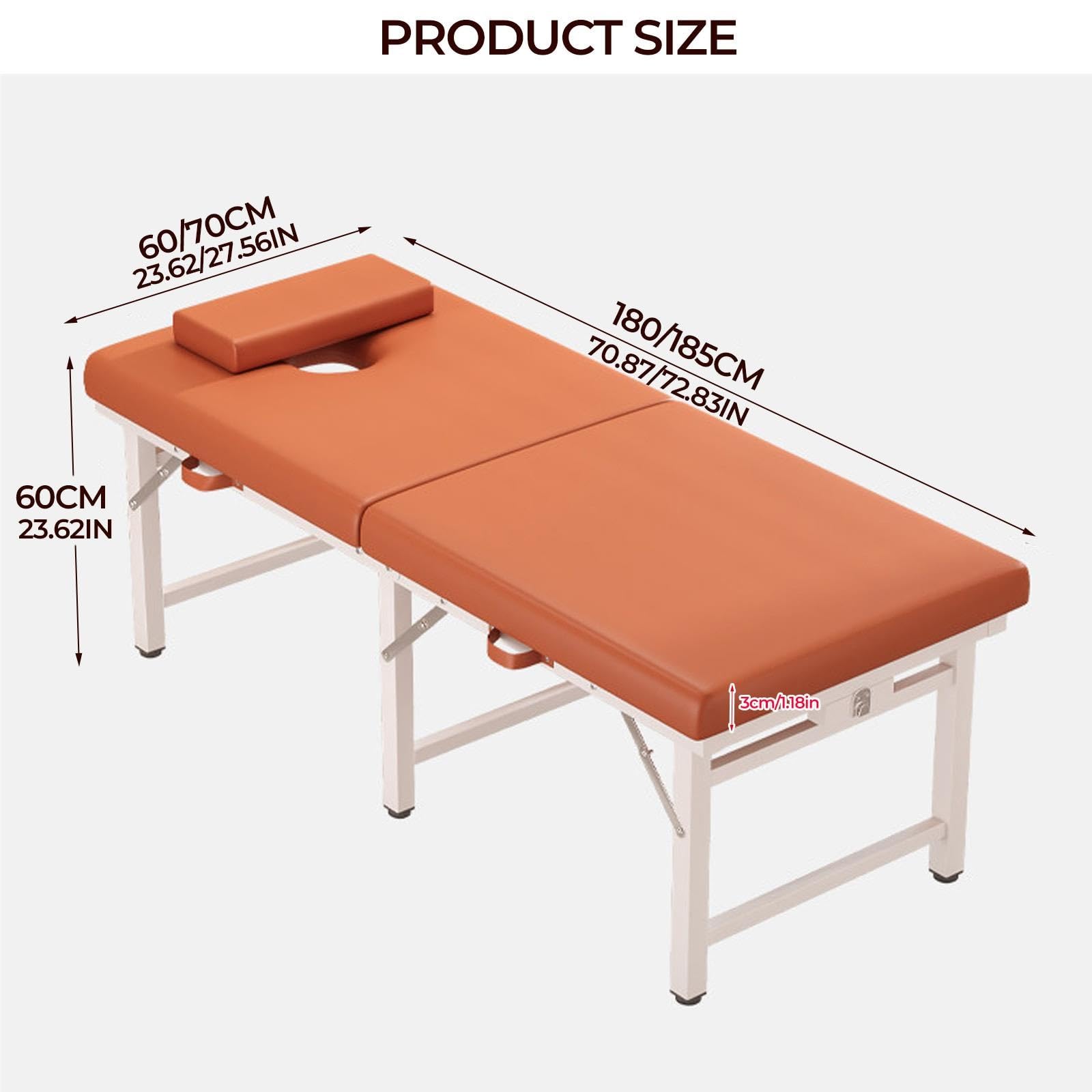 Table de Massages Pliante, Table d'esthétique pour Soins du Visage