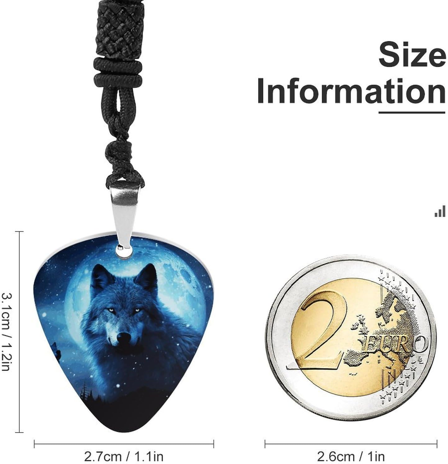 Guitar Pick Necklace Personalized Music Jewelry Bass Accessories image 3