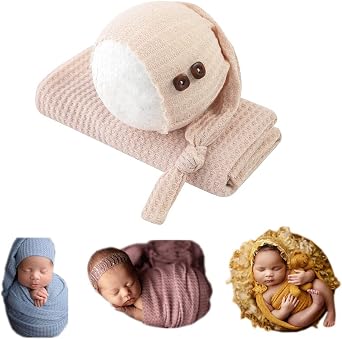 Coberllus Newborn Photography Wrap Stretch Swaddle Wrap Props