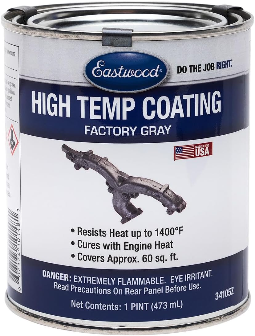 Eastwood Factory Finish Gray High Temperature Durability Coating 1 Pint