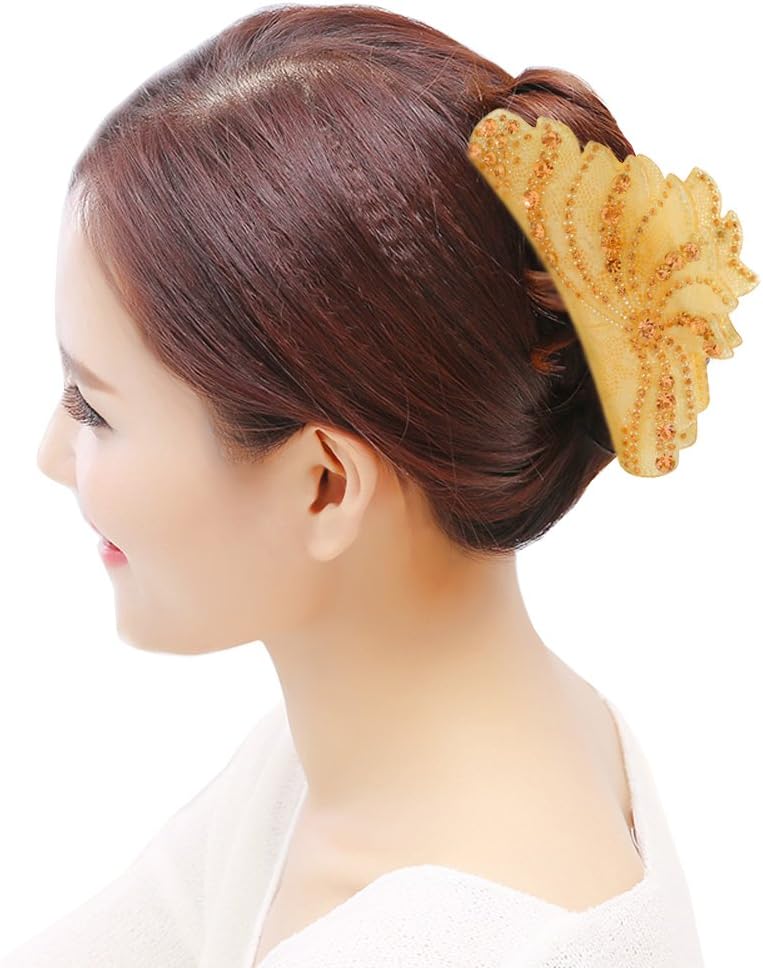 HOLLIHI 5-inch Hair Claw Jaw Clip for Women and Girls X-Large - Image 3
