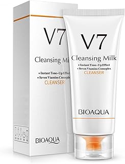 BIOAQUA Limpiador facial de leche V7 Hidratac...