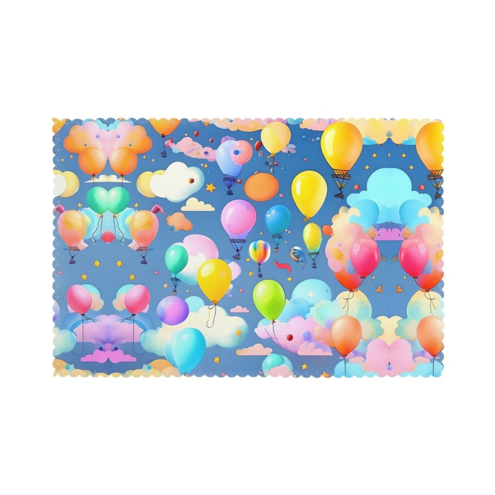 Sets de table anti tache lavables lot de 6 isolés thermiquement pour repas enfants