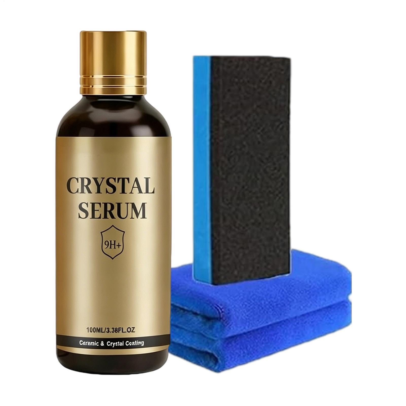 Mastic Céramique Pour Voiture – Revêtement De Peinture Hydrophobe 100 Ml | Vernis Voiturre Crystal Shine, Kit De Revêtement De Protection De Véhicule Pour Soins De Peinture De Détail De Voiture, Uti