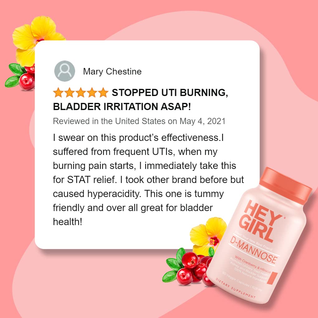 Buy D Mannose Capsules FastActing UTI Supplement Cleanse & Flush