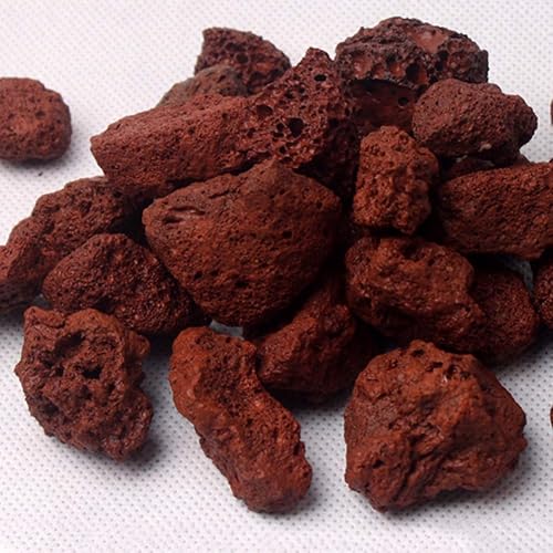Miniatura 4 de VILLCASE Rocas de acuario grandes, acuarios, rocas volcánicas, adorno de roca de lava subacuática natural, material de filtro de lava para pecera,