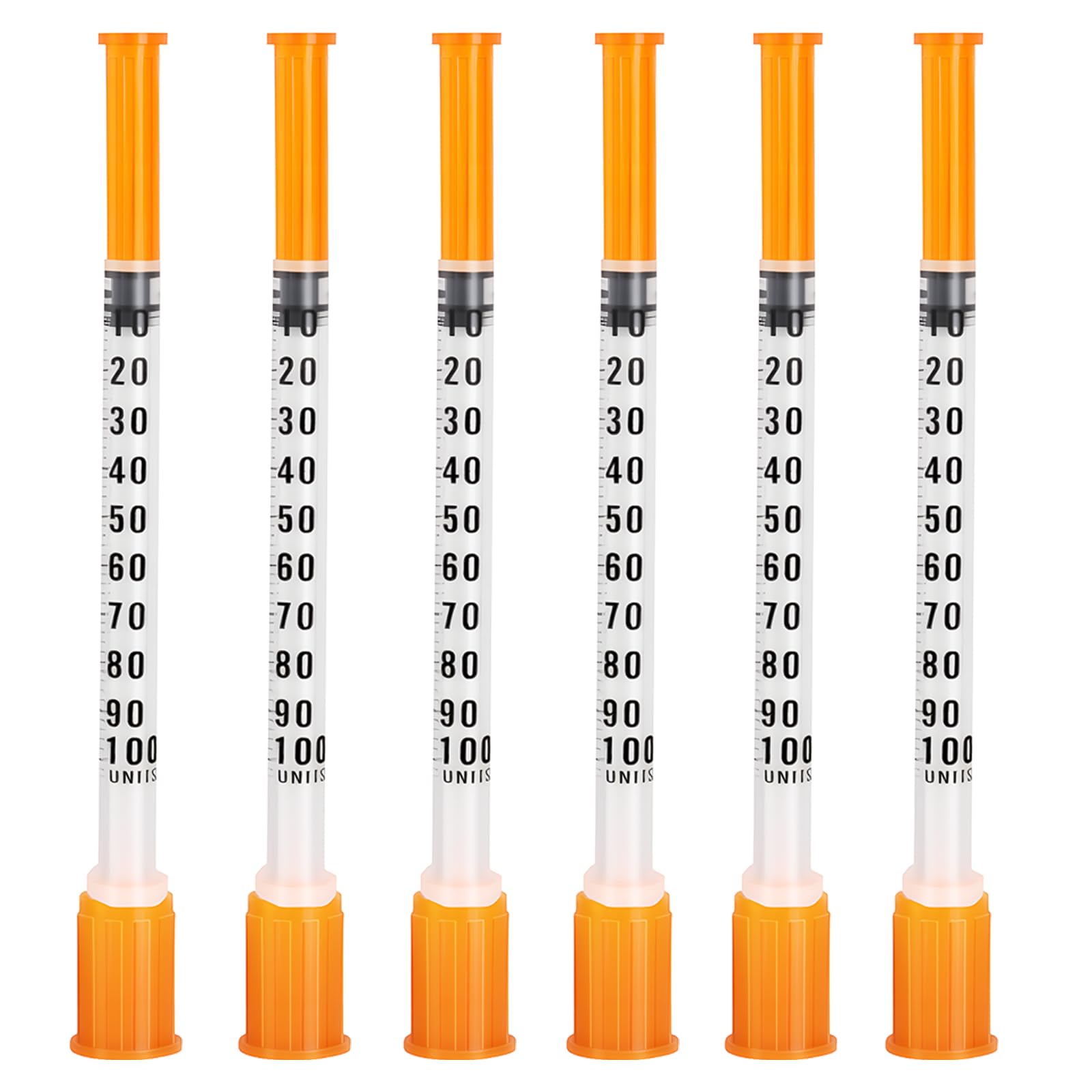 20 Pack 1ml/cc Syringes 29G 1/2" (12.7mm), U-100 Scientific Lab Syringes, Disposable Syringe Individually Wrapped