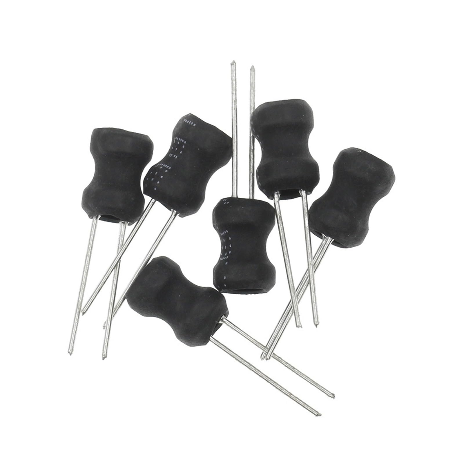 WHWRCADV 50 PCS 0608 6 * 8mm I-Shape Power Inductor Inductance Copper Coil 1MH 68uh 100uh 150UH 220 330 470 UH 2.2MH 3.3MH 4.7MH 10MH(220UH)