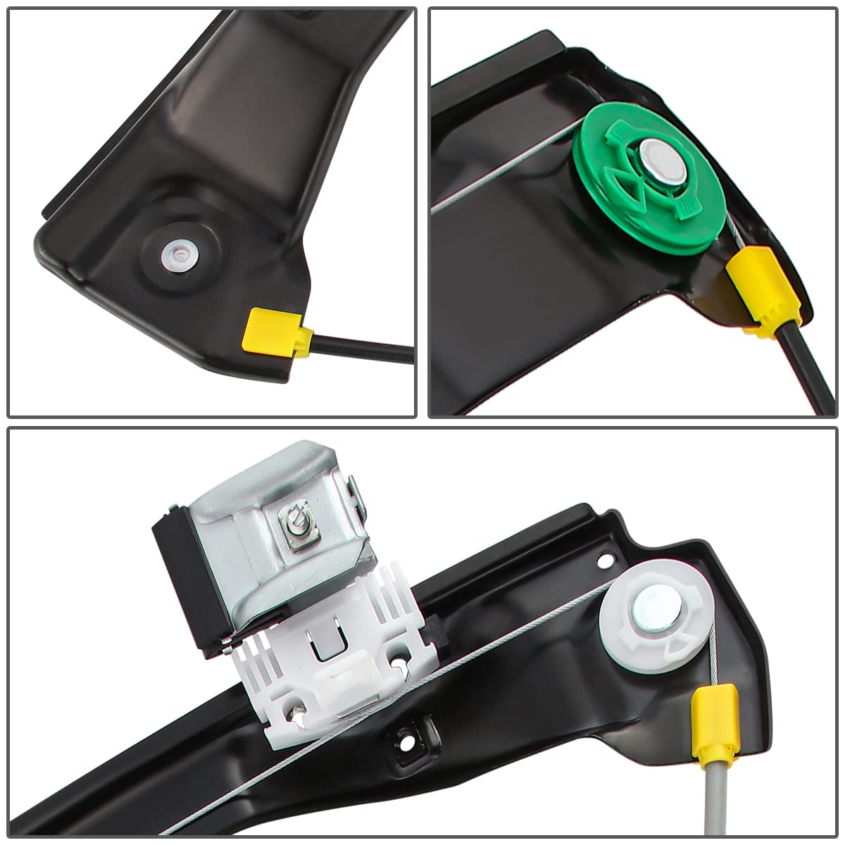 Factory Style Front Power Window Regulator without Motor Assembly Compatible with Chevy Caprice Pontiac G8 08-13, Passenger Right Side