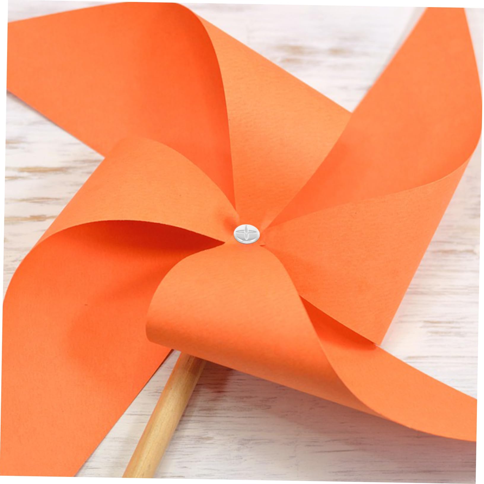 Mipcase 100pcs Fasteners for Paper Crafts Decorative Mini Nails Round Flat Head Scrapbook Paper Fasteners Versatile Craft Beads