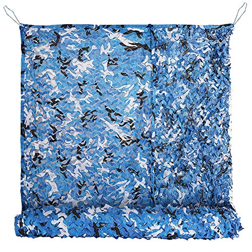 Camo net filet de camouflage bleu pour chasse anti UV et déco bars