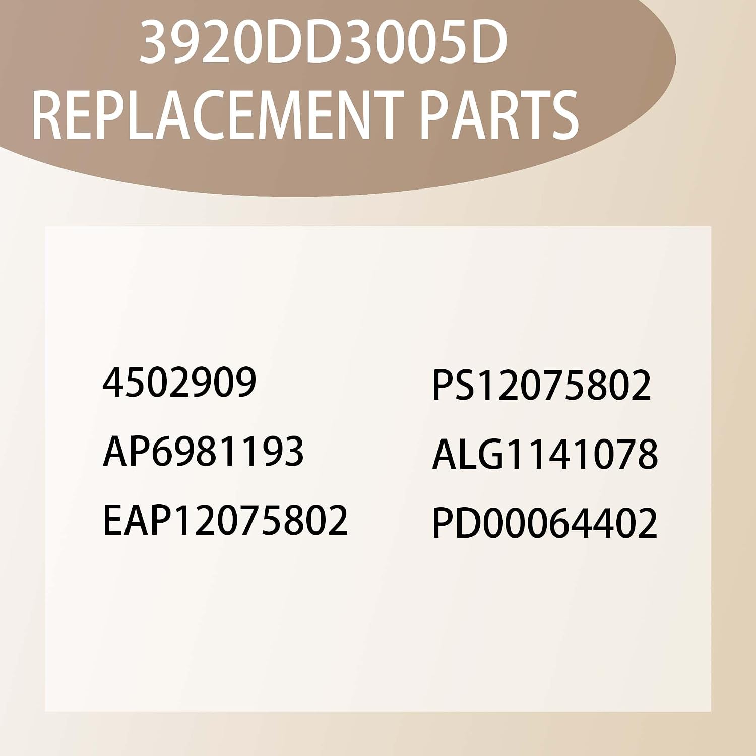 3920DD3005D Dishwasher Door Tub Gasket,Rubber Replacement Gasket, Replace 3920DD3005H 4984274 AP7220417 EAP17267570 PS17267570 ALG51110 PD00087743,Compatible with LG,Kenmore Dishwasher Models