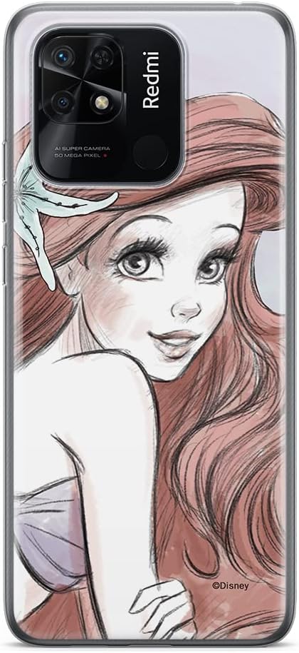 ERT GROUP Mobile Phone case for Xiaomi REDMI 10C Original and Officially Licensed Disney Pattern Ariel 007 optimally adapted to The Shape of The Mobile Phone, case Made of TPU