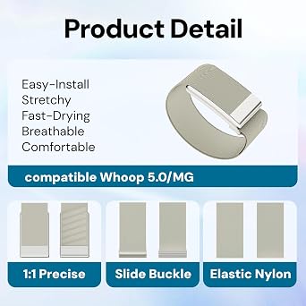 ハイドロニットリストバンド Whoop MG/5.0バンド用 防水 速乾 簡単取り付けバンド Whoop Life Peak One用