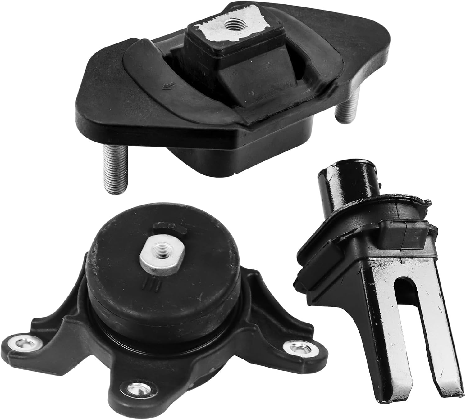 3Pcs Engine Motor Mount Transmission Mount Suspension Mount for Honda Accord EX EX-L LX-S EX Sedan 2008-2012,for Acura TSX 2013-2014, TSX Base Sedan 2009-2014 Replace A65025,A4597,A4561