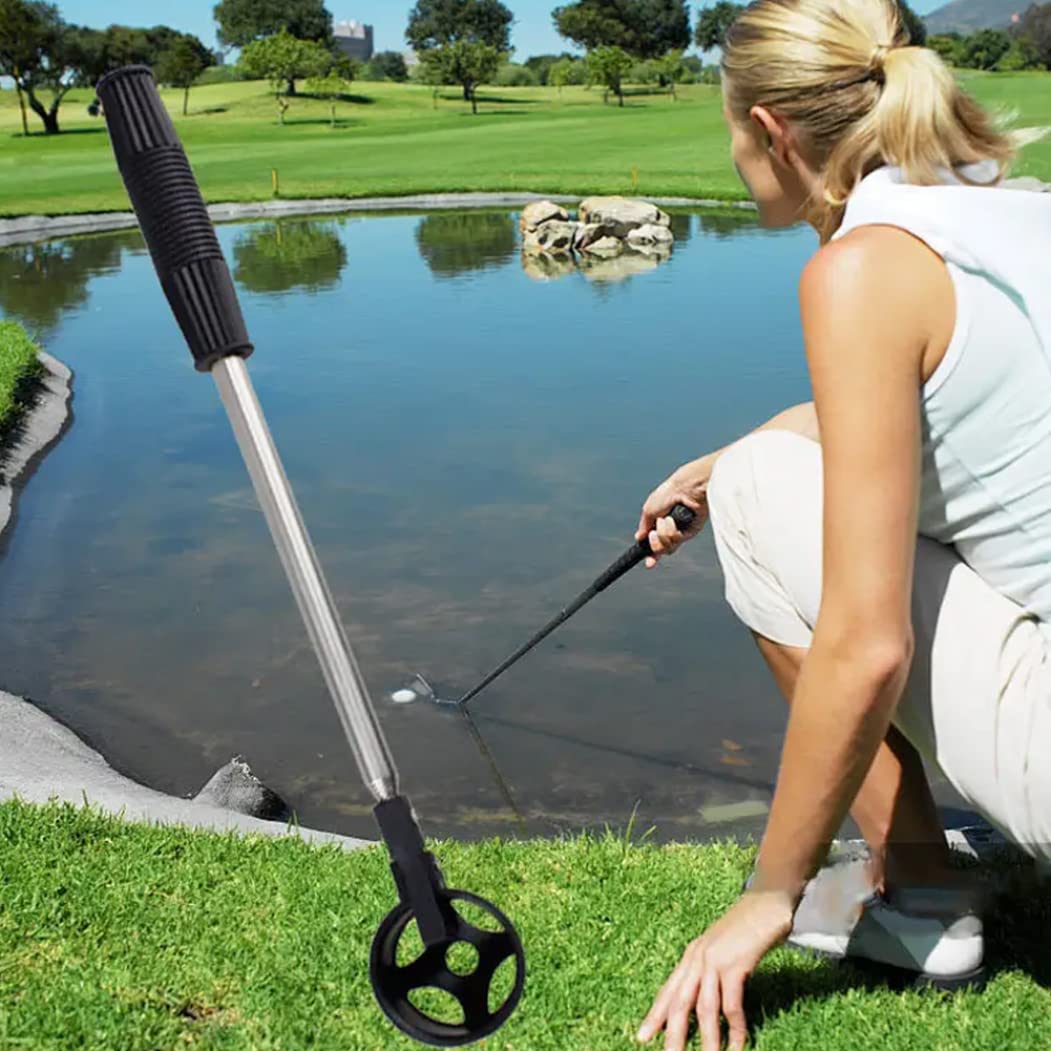 Raccoglitore di Palline da Golf Raccoglitore telescopico in Acciaio Inossidabile per Palline da Golf per Accessori