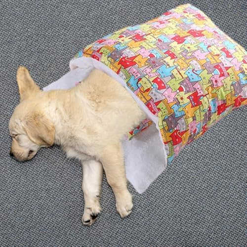Caverna de cama de gato, saco de dormir para cachorro camping, Cama de dormir para animais de estima