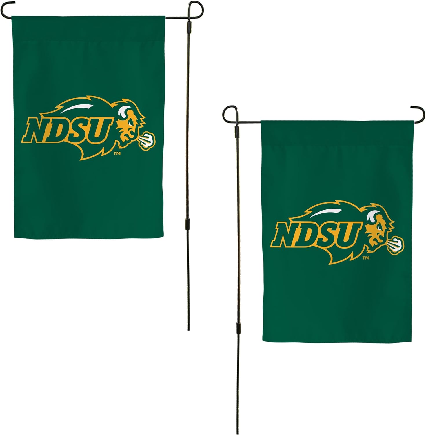 Desert Cactus North Dakota State University NDSU Garden Flag – 19 x 12 inch North Dakota State Bison Banner, For Outdoor Display and Events (Design A)