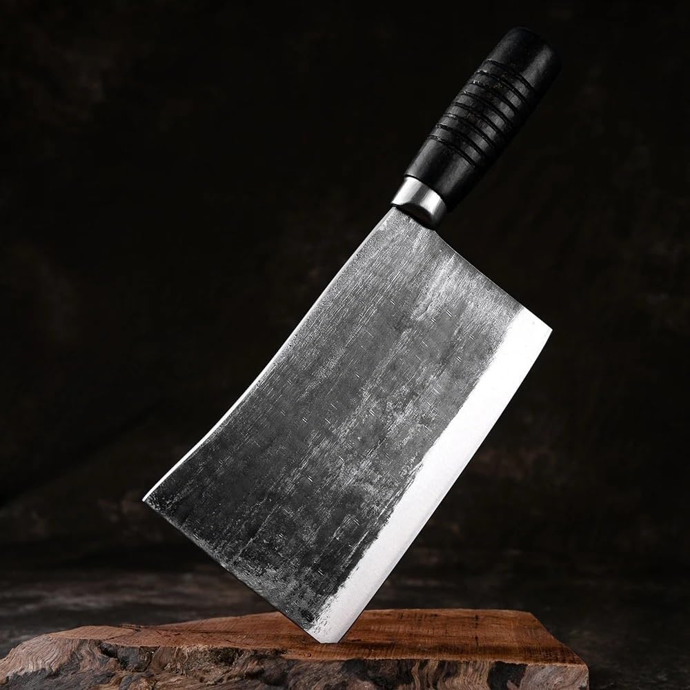 Meat Cleaver, Handmade Forged Kitchen Knife Chop Bone Knives Household Kitchen Knife Chef Professional Knife Chop Cutting Knife Cleaver