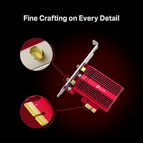 Miniatura 5 de TP-Link Tarjeta WiFi WiFi 6 AX3000 PCIe Archer TX3000E hasta 2400 Mbps Bluetooth 52 80211AX adaptador inalámbrico de doble banda con MU-MIMO OFDMA