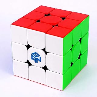 GAN 354 M v2 Magnetic 3x3 Speed Cube Stickerless Gans 354 M V2 3x3 Puzzle Cube GAN 354M Magic Cube (Standard Magnetic Vers...