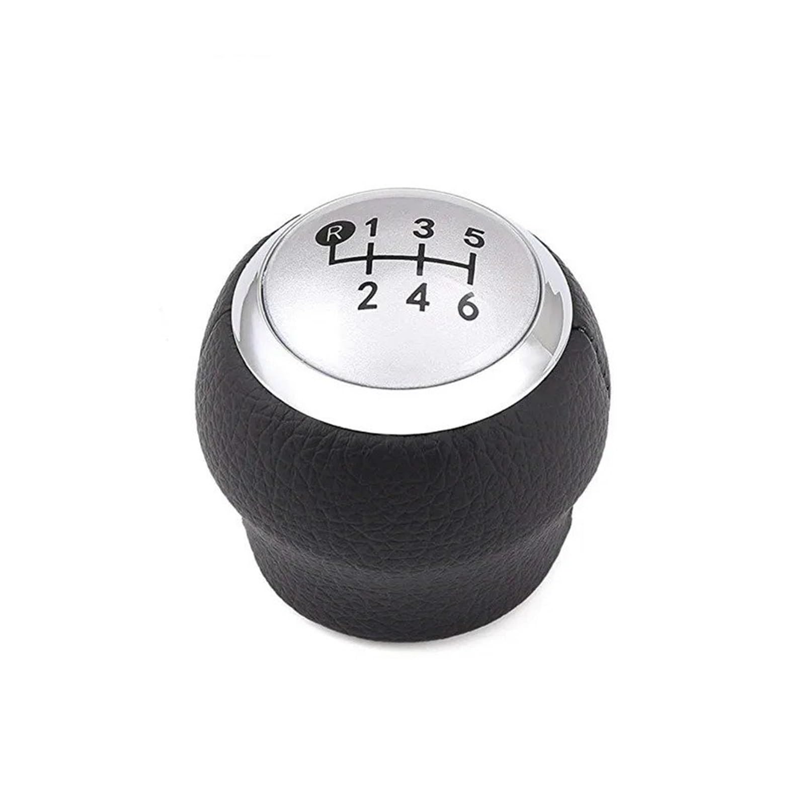 PYBYCEGNZK Car Interior Accessories for Toyota for Corolla 1.8MT 2007-2013 56 Speed MT Gear Shift Knob Shifter Lever Head Ball Pen(6 Speed Silver)